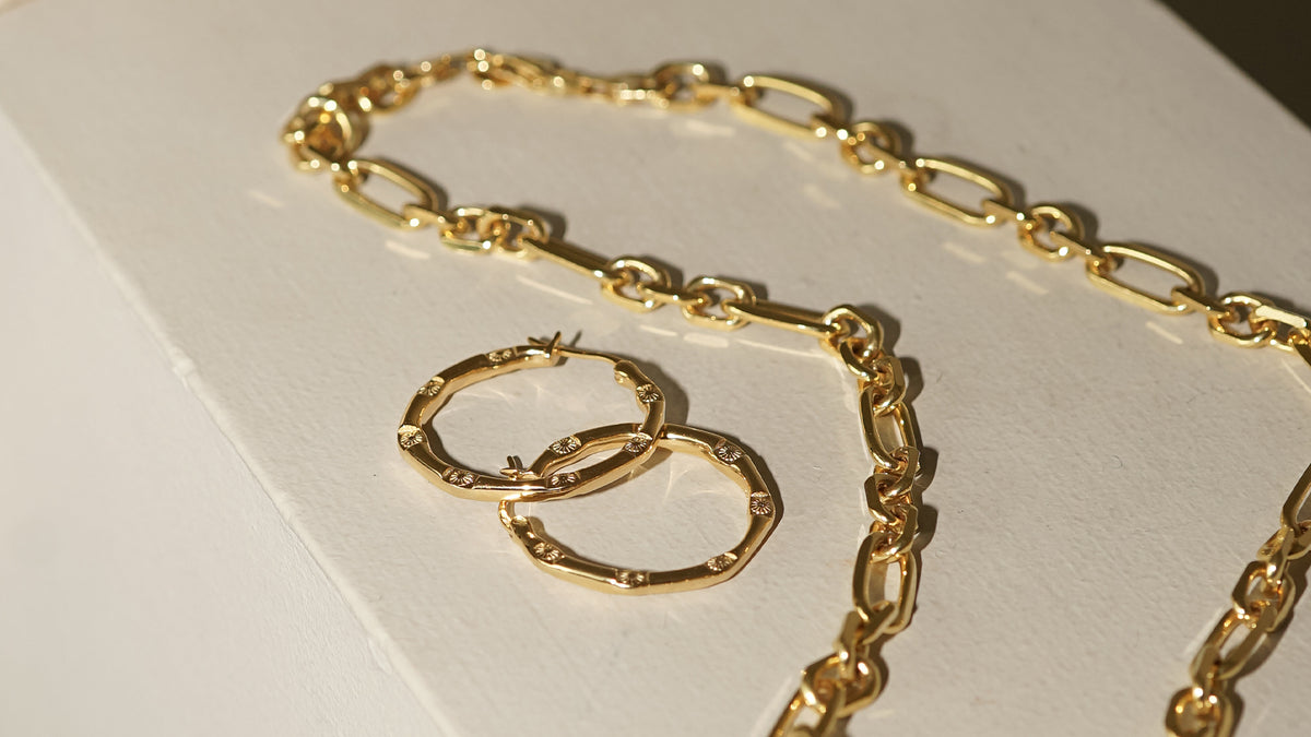 Gold Earrings for Women | 18ct Gold Plated Earrings | 20% Off Sale ...