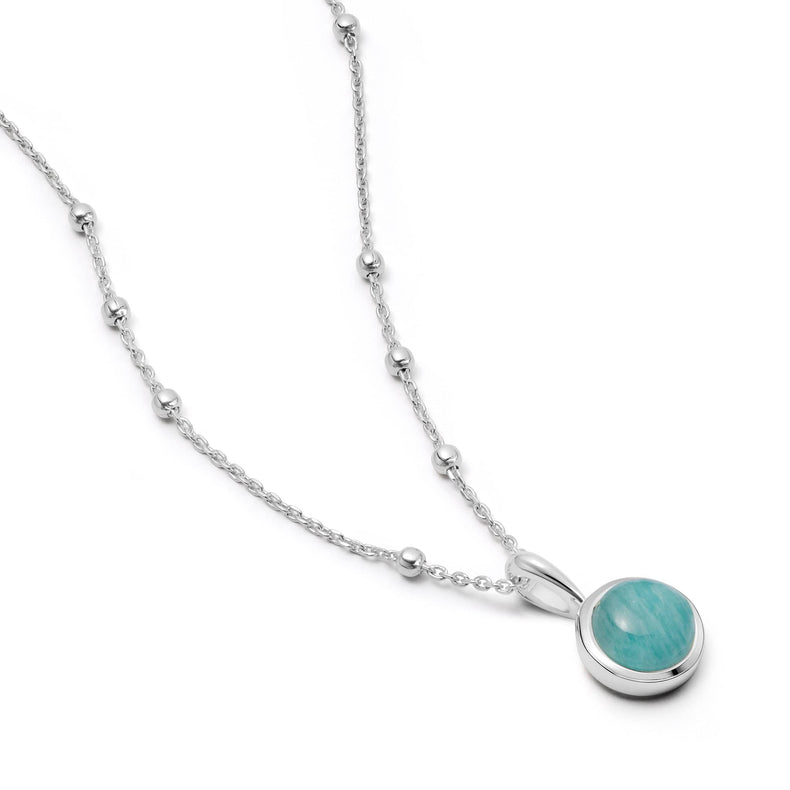 Amazonite Healing Stone Necklace Sterling Silver recommended