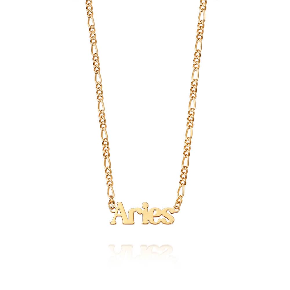 Aries Zodiac Necklace 18ct Gold Plate