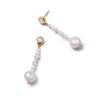 Baroque & Seed Pearl Drop Earrings