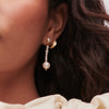 Baroque & Seed Pearl Drop Earrings