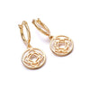 Base Chakra Earrings 18ct Gold Plate