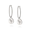 Bird Of Paradise Drop Earrings Sterling Silver