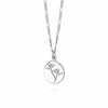 Bird Of Paradise Flower Necklace Sterling Silver