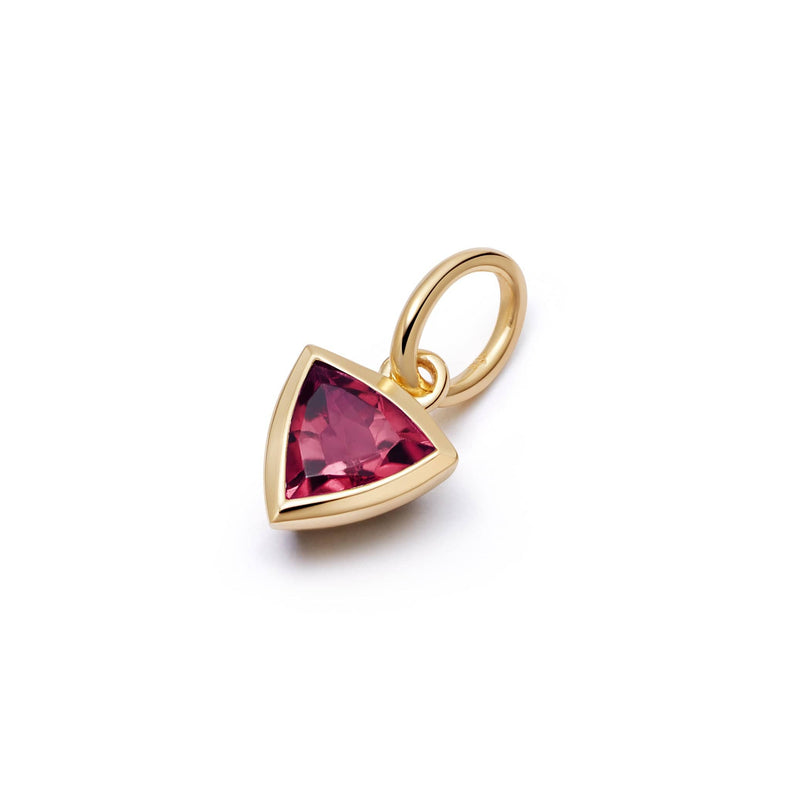 Birthstone Charm Pendant 18ct Gold Plate recommended