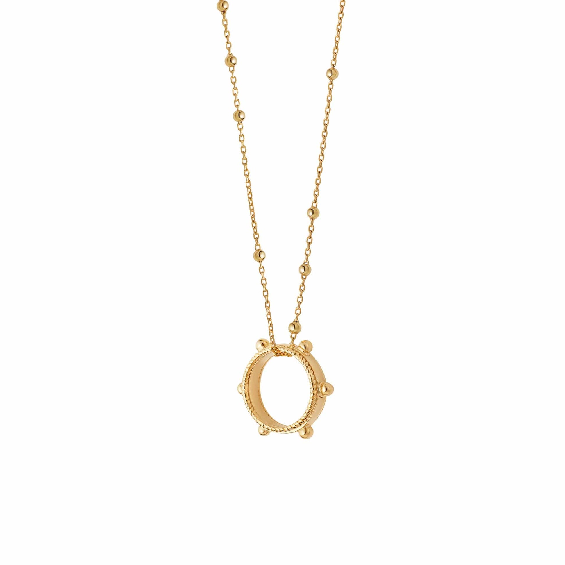 Bobble Eternity Necklace 18ct Gold Plate