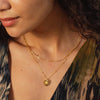 Box Layering Chain Necklace 18ct Gold Plate