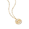 Brow Chakra Necklace 18ct Gold Plate