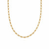 Chunky Linked Chain Necklace 18ct Gold Plate