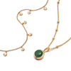 Comforting Sea Necklace Layering Set 18ct Gold Plate