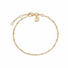 Cosmo Beaded Chain Bracelet 18ct Gold Plate