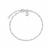 Cosmo Beaded Chain Bracelet Sterling Silver