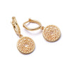 Crown Chakra Earrings 18ct Gold Plate