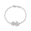 Daisy Bow Bracelet Sterling Silver