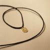 Daisy Cord Flower Necklace 18ct Gold Plate