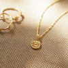 Daisy Flower Necklace 18ct Gold Plate