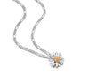 English Daisy Necklace Sterling Silver