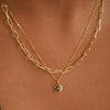 Engravable Mini Pendant 18ct Gold Plate