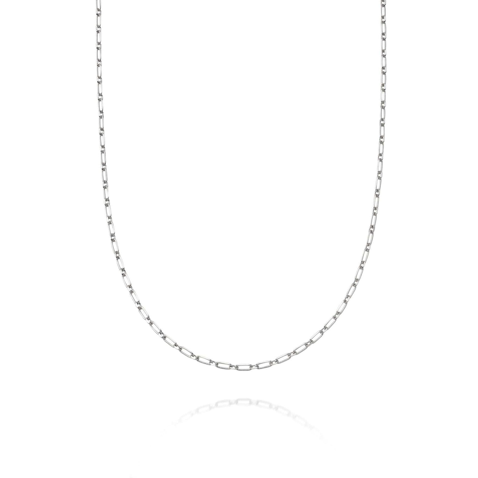 Estée Lalonde Box Link Chain Necklace Sterling Silver