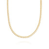 Estee Lalonde Curb Chain Necklace 18ct Gold 