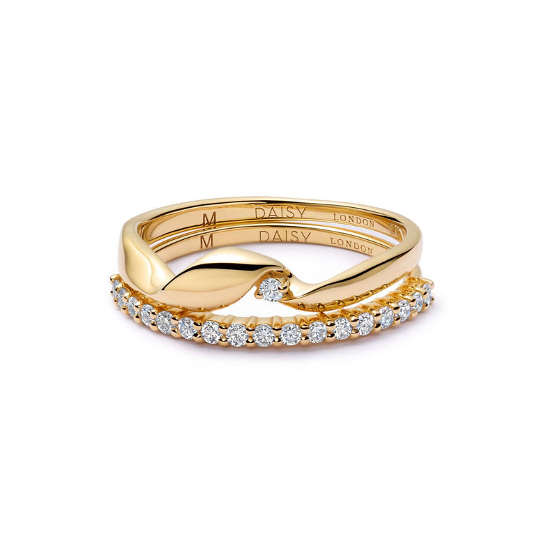 Estée Lalonde Fine Diamond Ring Stack 14ct Solid Gold recommended