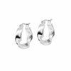 Estée Lalonde Flow Hoop Earrings Sterling Silver