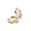 Estée Lalonde Flow Huggie Hoop Earrings 18ct Gold Plate