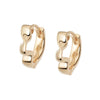 Estée Lalonde Flow Huggie Hoop Earrings 18ct Gold Plate