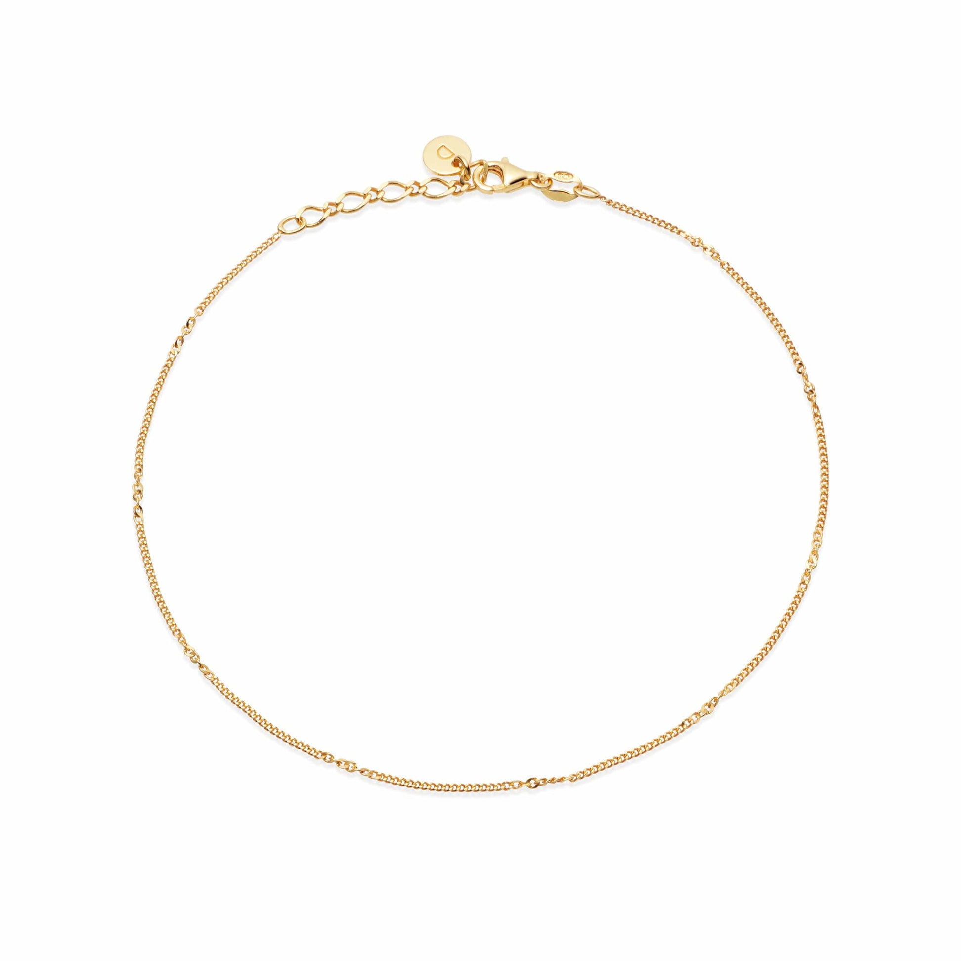 Estée Lalonde Forever Chain Anklet 18ct Gold Plate