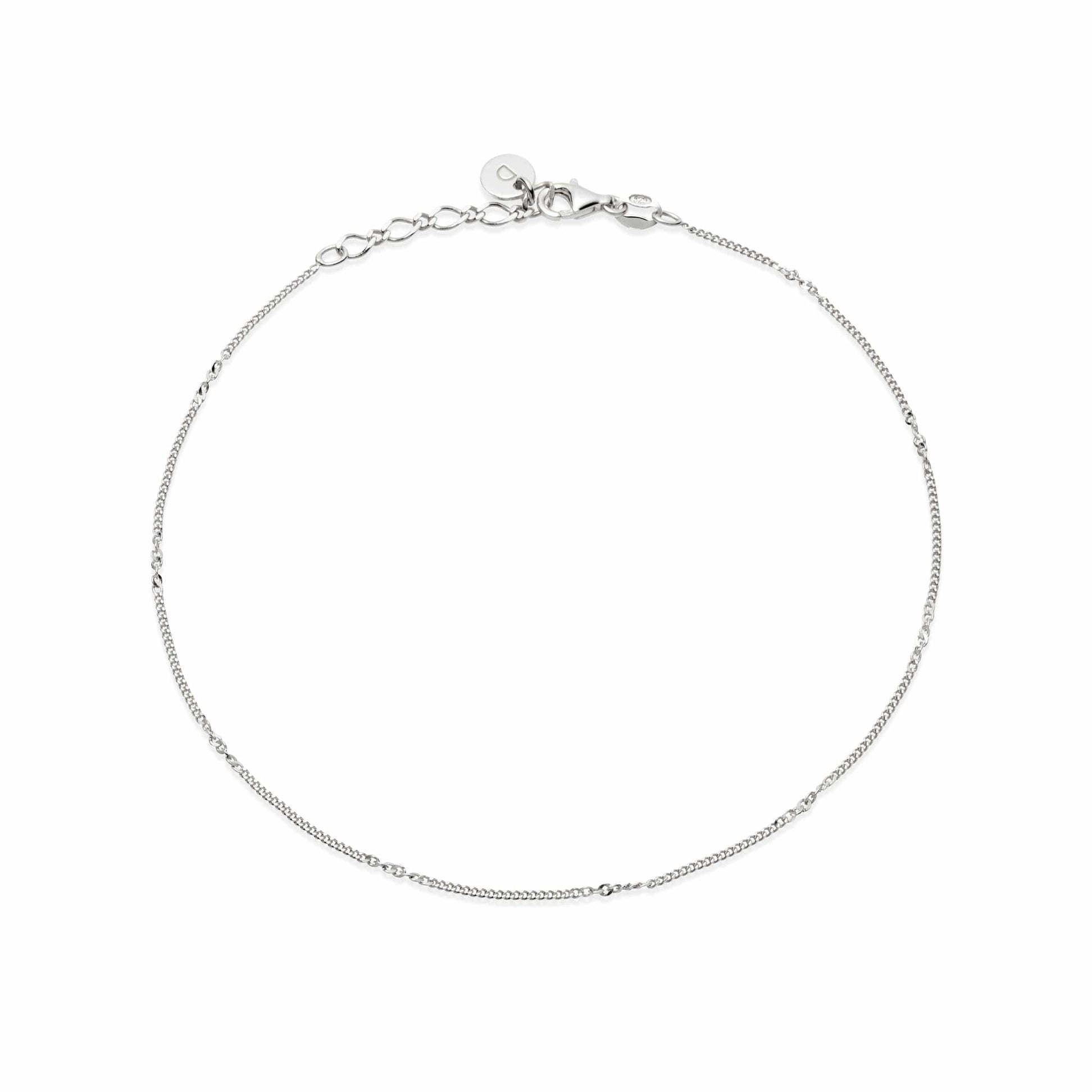 Estée Lalonde Forever Chain Anklet Sterling Silver