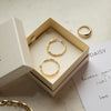 Estée Lalonde Goddess Glow Hoop Earrings 18ct Gold Plate