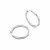 Estée Lalonde Goddess Glow Hoop Earrings Sterling Silver