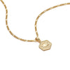 Estée Lalonde Goddess Hexagonal Necklace 18ct Gold Plate