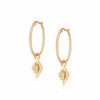 Estée Lalonde Goddess Hoop Earrings 18Ct Gold Plate