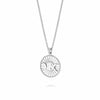 Estée Lalonde Goddess Medallion Pendant Necklace Sterling Silver