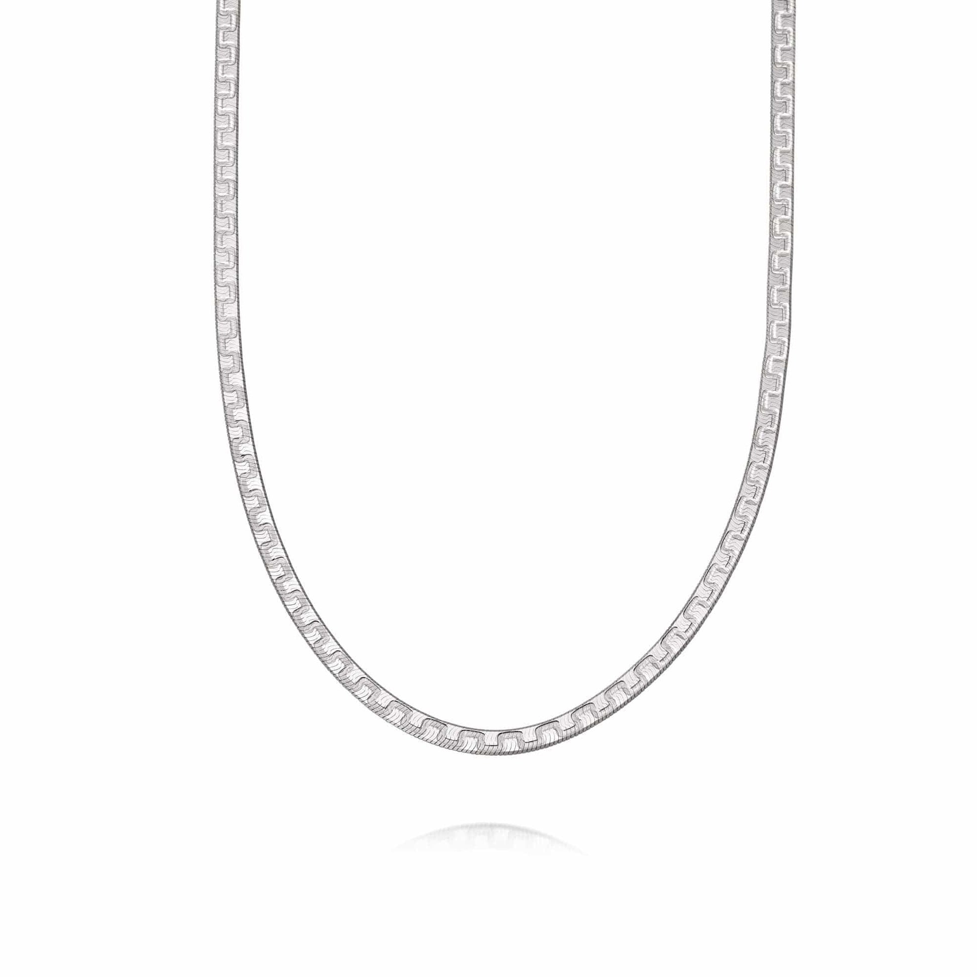 Estee lalonde Goddess Snake Chain Necklace Sterling Silver 