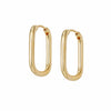 Estée Lalonde Maxi Square Hoop Earrings 18ct Gold Plate