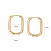 Estée Lalonde Maxi Square Hoop Earrings 18ct Gold Plate