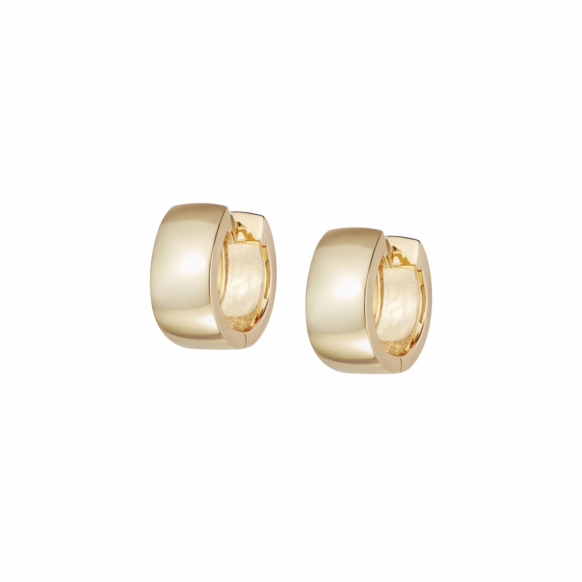 Estée Lalonde Mini Bold Huggie Earrings 18ct Gold Plate