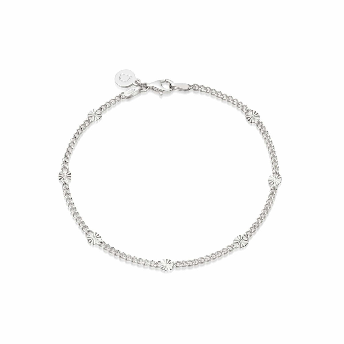 Estée Lalonde Sunburst Chain Bracelet Sterling Silver – Daisy London