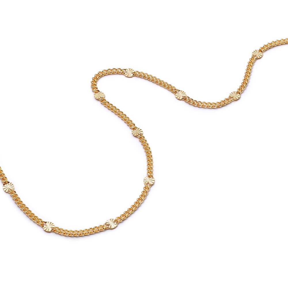 Layering Chain Necklace - Estée Lalonde Sunburst Chain Necklace
