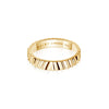 Estée Lalonde Sunburst Chunky Stacking Ring 18ct Gold Plate