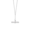 Estée Lalonde T Bar Necklace Sterling Silver