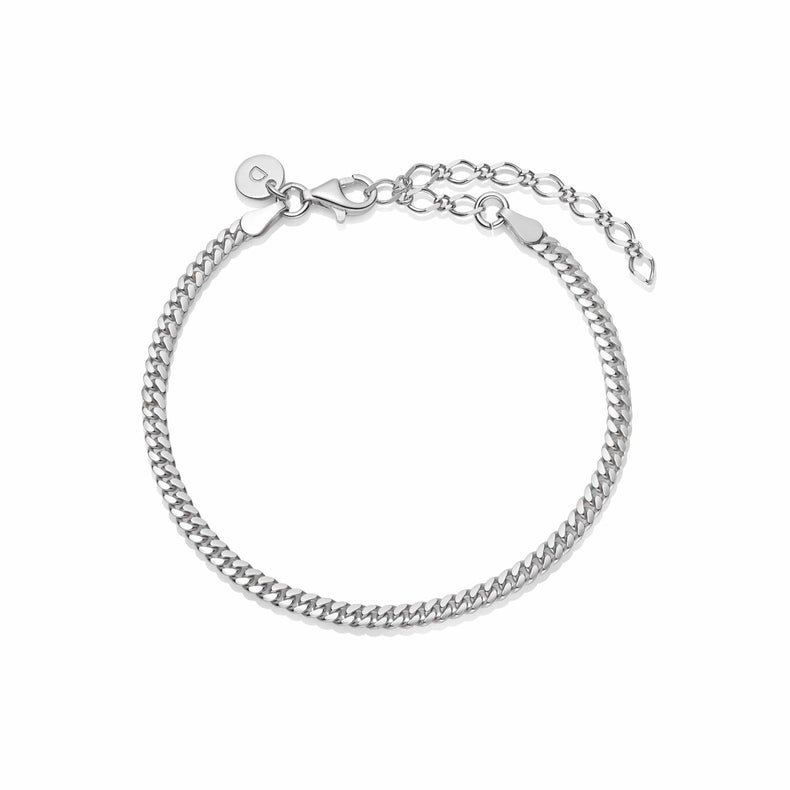 Estée Lalonde Sunburst Shield Bracelet Sterling Silver – Daisy London