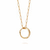 Estée Lalonde Unity Ring Necklace 18Ct Gold Plate