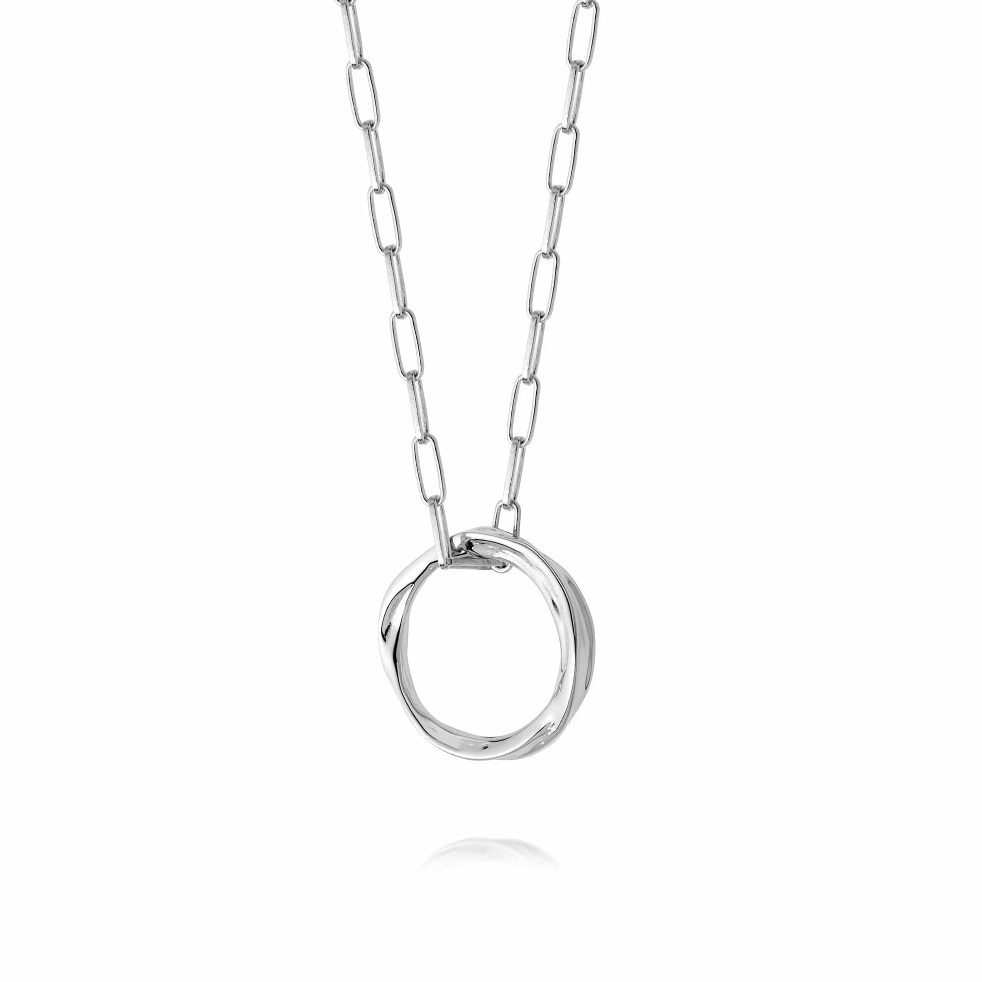 Estée Lalonde Unity Ring Necklace Sterling Silver