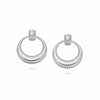 Estée Lalonde Venus Front Facing Hoop Earrings Sterling Silver