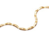 Estée Lalonde Wavy Snake Chain Necklace 18ct Gold Plate