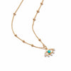 Evil Eye Necklace 18ct Gold Plate