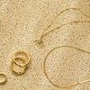 Evil Eye Necklace 18ct Gold Plate